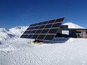 Installation photovoltaïque sur l'Alpin Mover XL