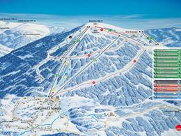Plan des pistes Szklarska Poręba – Szrenica