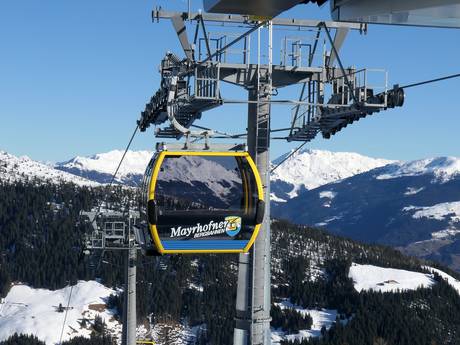 Ski- & Gletscherwelt Zillertal 3000: meilleures remontées mécaniques – Remontées mécaniques  Mayrhofen – Penken/Ahorn/Rastkogel/Eggalm