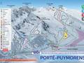 Plan des pistes Porté Puymorens