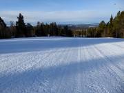 Piste damée dans le domaine skiable Idre Fjäll