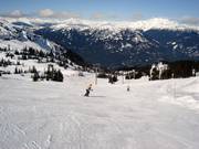 Des pistes larges au Whistler Mountain