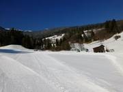 Terrain faiblement incliné