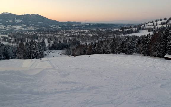 Skier à Untermberg