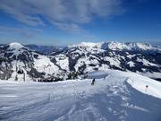 Vue de Westendorf sur Brixen im Thale et le Wilder Kaiser