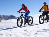 Plaisir sur les pistes en fatbike