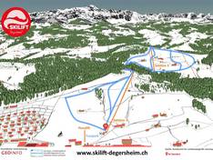 Plan des pistes Degersheim – Fuchsacker