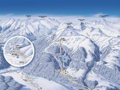 Plan des pistes Jöchelspitze – Bach