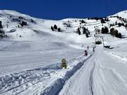 Le terrain d'entraînement au téléski Valatsch sur le Haideralm