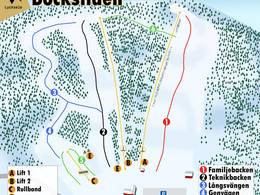 Plan des pistes Bocksliden