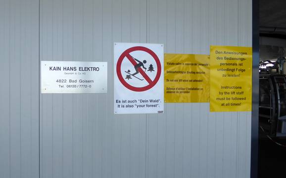 Traunsee: Domaines skiables respectueux de l'environnement – Respect de l'environnement Feuerkogel – Ebensee