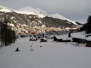 Piste facile au télésiège double Carjöl