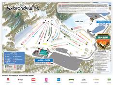 Plan des pistes Brandywine