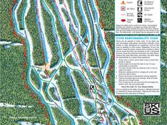 Plan des pistes Sandia Peak