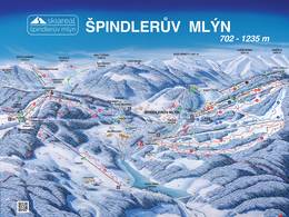 Plan des pistes Špindlerův Mlýn