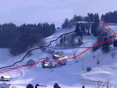 Plan des pistes Hochwacht – Mosnang