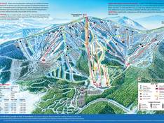 Plan des pistes 49 Degrees North Mountain Resort