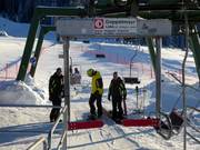 Assistance à l’embarquement au télésiège