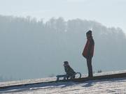 Montée confortable grâce au tapis roulant pour luge au Ritzhagen
