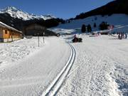 Pistes de ski de fond à Savognin près du paradis des enfants La Nars