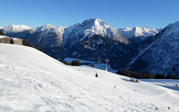 Meilleur domaine skiable dans le parc naturel du Lechtal – Évaluation Jöchelspitze – Bach