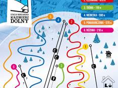 Plan des pistes Kazimierz