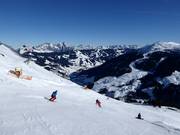 Descente de Coupe du monde difficile sur le Zwölferkogel à Hinterglemm