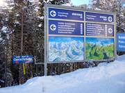 Panneau d'information à la Gerschnialp