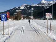 Piste de ski de fond dans le Kleinwalsertal