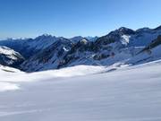 Très bonne préparation des pistes au glacier de Stubai