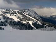 Vue sur la piste difficile Kandahar