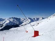 Enneigement par canons à neige au Rastkogel
