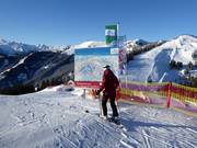Panneau d'information au télésiège Hochmaisbahn