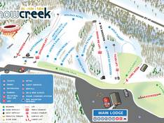 Plan des pistes Snow Creek