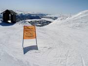 Départ des pistes difficiles au Nos