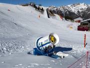 Canon à neige dans le domaine skiable de Cerler