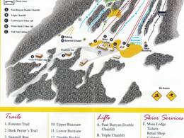 Plan des pistes Sawmill Mountain Resort