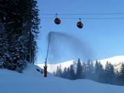 Enneigement par canons à Jasná