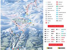 Plan des pistes Mavrovo – Zare Lazareski