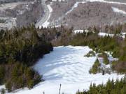 Piste à bosses dans le domaine skiable de Killington