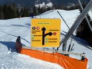 Signalisation des pistes dans le domaine skiable