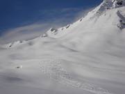 Traces de poudreuse dans le Täli