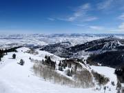 Vue sur le domaine skiable d’Empire (9570 ft./2917 m)