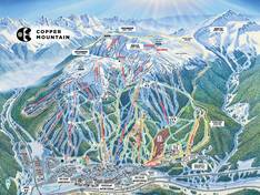 Plan des pistes Copper Mountain
