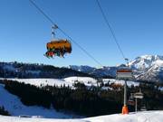 Edtalmbahn - 6 places | Télésiège rapide (débrayable) avec capots de protection et sièges chauffants