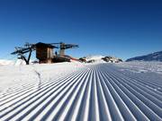 Très bonne préparation des pistes au Glungezer