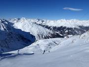 Piste noire au télésiège Leppleskofel