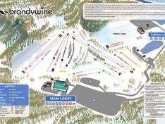 Plan des pistes Brandywine