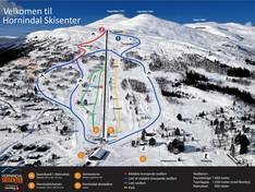 Plan des pistes Hornindal