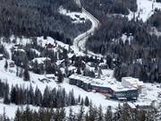 Vue sur les hébergements du Red Mountain Resort